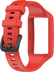 YONO Siliconen Bandje geschikt voor Huawei Band 6 - Rood