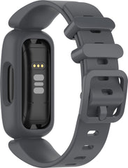 YONO Siliconen Bandje geschikt voor Fitbit Ace 3 Kids - Inspire 2 - Grijs