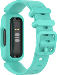 YONO Siliconen Bandje geschikt voor Fitbit Ace 3 Kids - Inspire 2 - Turquoise