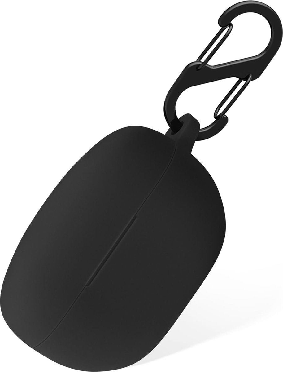 YONO Soft Case geschikt voor Sony WF-1000XM5 - Hoesje met Clip - Zwart