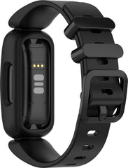 YONO Siliconen Bandje geschikt voor Fitbit Ace 3 Kids - Inspire 2 - Zwart