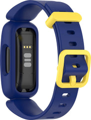 YONO Siliconen Bandje geschikt voor Fitbit Ace 3 Kids - Inspire 2 - Blauw