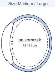 YONO Milanees Bandje Zilver geschikt voor Fitbit Ionic - Vervangende RVS Armband met Magneetsluiting – M/L