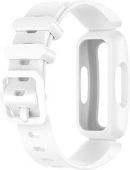YONO Siliconen Bandje geschikt voor Fitbit Ace 3 Kids - Inspire 2 - Wit