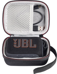 YONO Hard Case geschikt voor JBL Go 4 / 3 - Bescherm Hoesje - Zwart