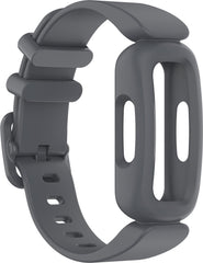 YONO Siliconen Bandje geschikt voor Fitbit Ace 3 Kids - Inspire 2 - Grijs
