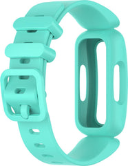 YONO Siliconen Bandje geschikt voor Fitbit Ace 3 Kids - Inspire 2 - Turquoise