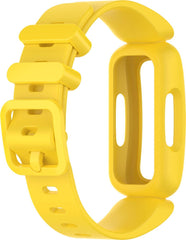 YONO Siliconen Bandje geschikt voor Fitbit Ace 3 Kids - Inspire 2 - Geel
