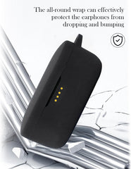 YONO Soft Case geschikt voor Denon PerL Pro / PerL Earbuds - Siliconen Hoesje - Zwart