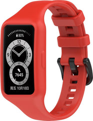 YONO Siliconen Bandje geschikt voor Huawei Band 6 - Rood