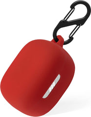 YONO Soft Case geschikt voor JBL Live Pro 2 TWS - Hoesje met Clip - Rood