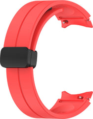 YONO Luxe Siliconen Sport Bandje 20mm geschikt voor Samsung Galaxy Watch 7 / 6 / 5 / 4 (40/43/44/47 mm) - Rood