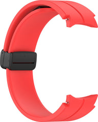 YONO Luxe Siliconen Sport Bandje 20mm geschikt voor Samsung Galaxy Watch 7 / 6 / 5 / 4 (40/43/44/47 mm) - Rood