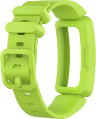 YONO Siliconen Bandje - Geschikt voor Fitbit Ace 2 Kids - Groen