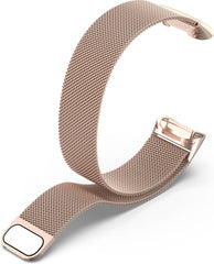YONO Milanees Bandje geschikt voor Fitbit Charge 5 / 6 - Milanese Vervangende Armband - Champagne