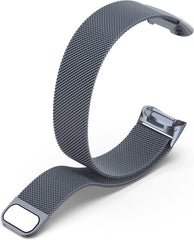 YONO Milanees Bandje geschikt voor Fitbit Charge 5 / 6 - Milanese Vervangende Armband - Grijs