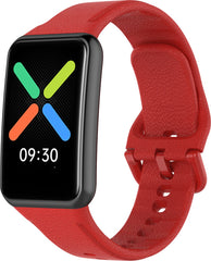 YONO Siliconen Bandje geschikt voor Oppo Watch Free - Rood