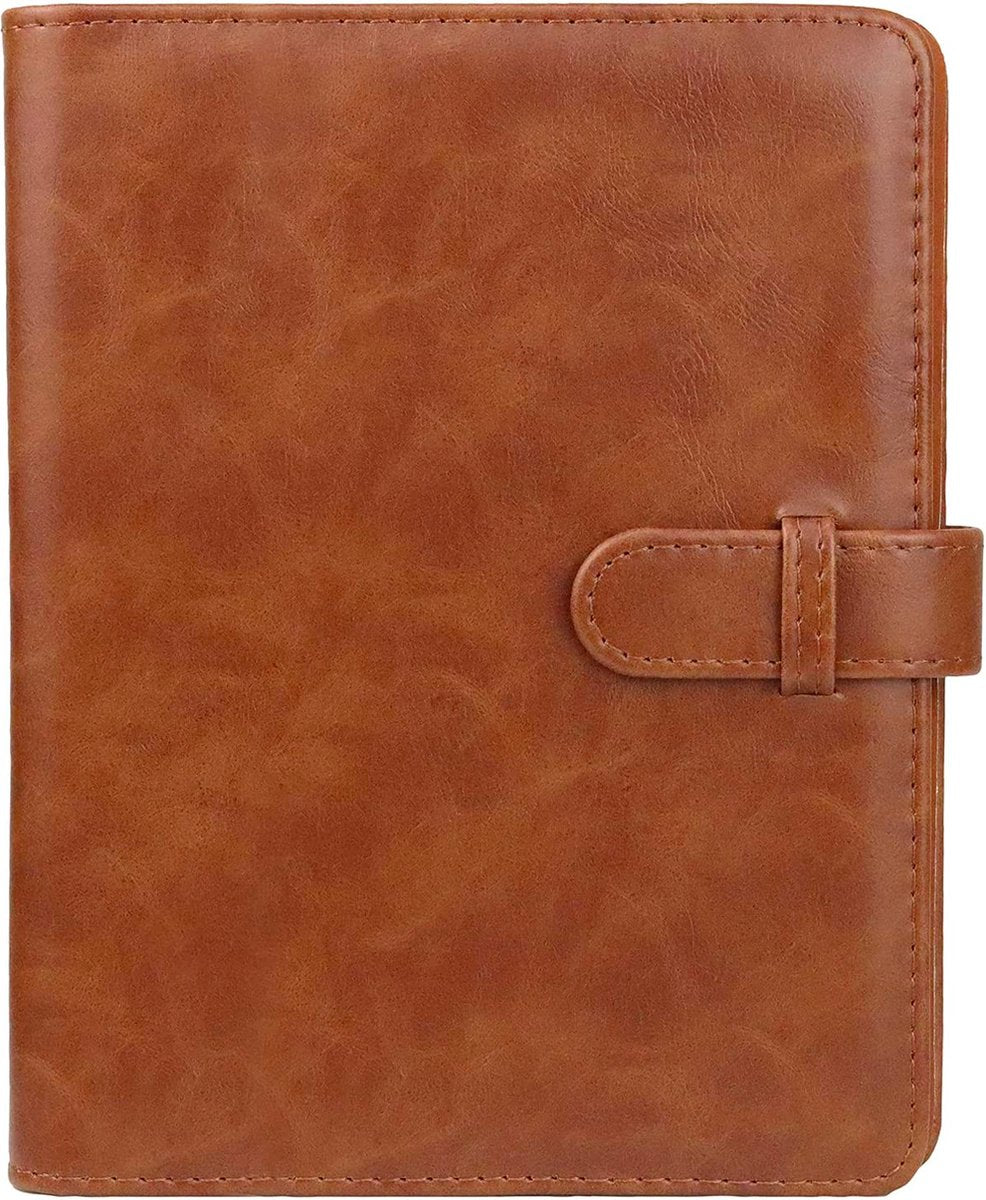 YONO Fotoalbum 128 voor Instant Camera Fotopapier - Fotoboek PU Leer Geschikt voor Fujifilm Instax Mini 12 / 11 / 9 / 8 / 7s / 25 / 90 / Link / SP-2 / Liplay - Film Polaroid - Kodak en Meer - Bruin