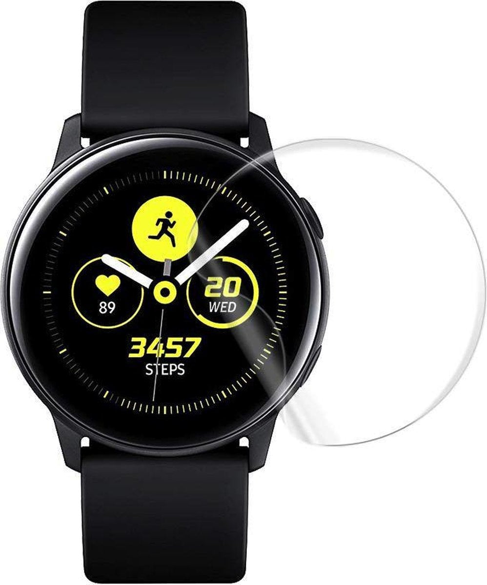 YONO Screenprotector geschikt voor Samsung Galaxy Watch Active 2 44mm – Bescherm Folie 3-Pack