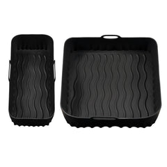 YONO Siliconen Airfryer Bakjes 3L en 6L geschikt voor Philips Dual Basket Airfryer 3000 & 5000 series - 2 Stuks
