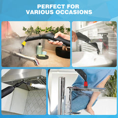 YONO Opzetstukken geschikt voor Karcher Stoomreiniger - SC3/SC4/SC5 - Borstelset