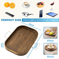 YONO Armleuning Dienblad voor Bank - Bank Tafeltje - Bamboe