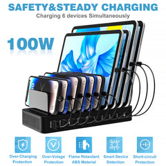 YONO Oplaadstation 10 Poorten