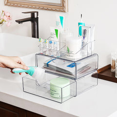 YONO Make Up Organizer met Lades - Skincare Organizer - Parfum Houder - Cosmetica - Nagellak - Transparant