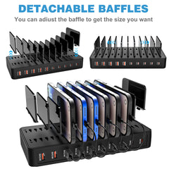 YONO Oplaadstation 10 Poorten