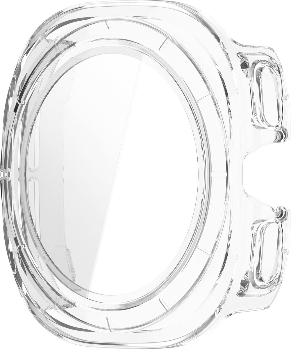 YONO Hoesje geschikt voor Samsung Galaxy Watch Ultra - 47mm - Screen Protector Bumper Case - Transparant