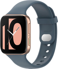 YONO Siliconen Bandje geschikt voor Oppo Watch 46mm – Leisteen