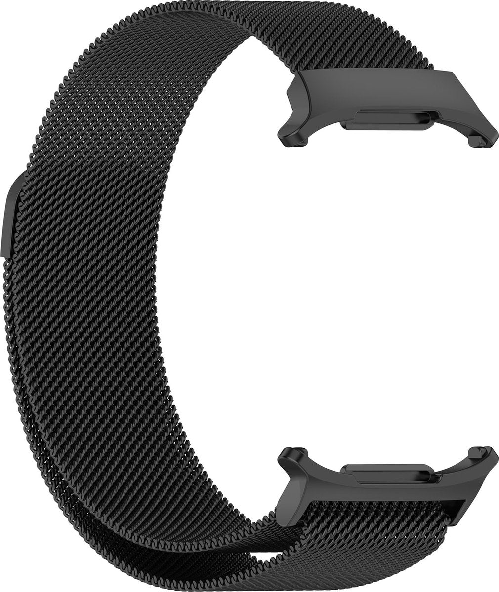 YONO Milanees Bandje geschikt voor Samsung Galaxy Watch Ultra (47mm) - Luxe Milanese Horlogebandje - Zwart