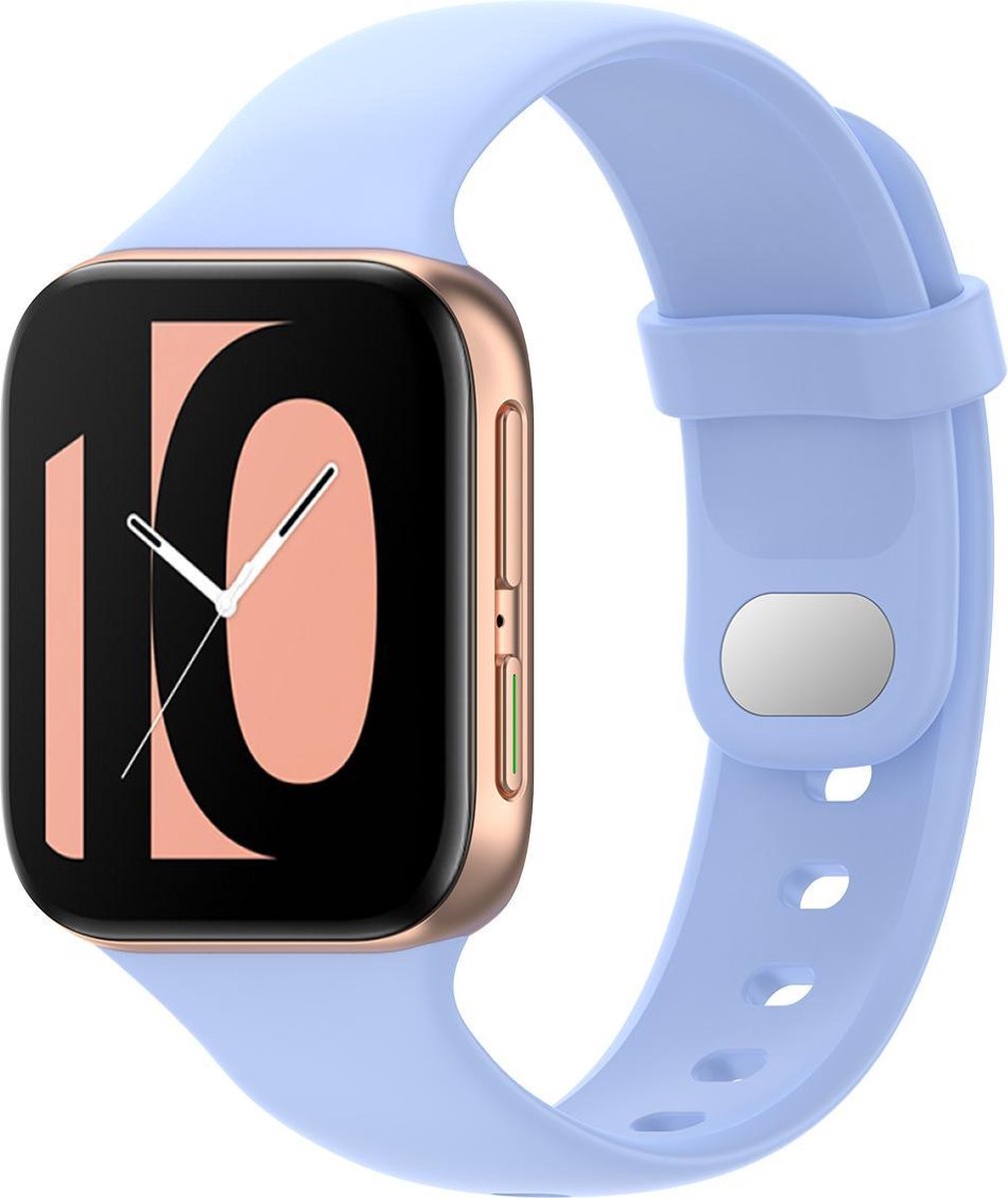 YONO Siliconen Bandje geschikt voor Oppo Watch 41mm – Blauw