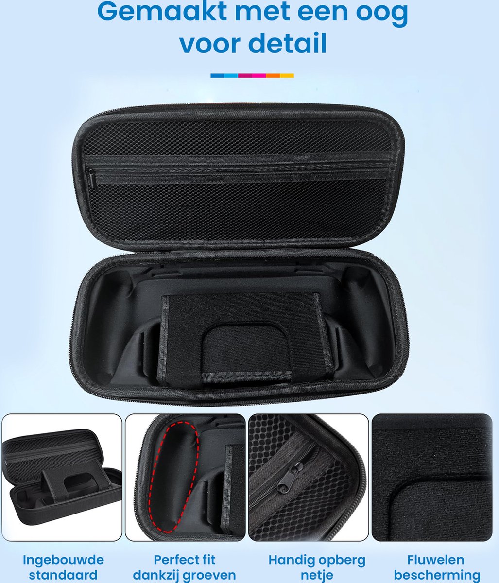 YONO Case geschikt voor Playstation Portal PS5 - Opbergtasje Hoesje - Beschermhoes - Zwart