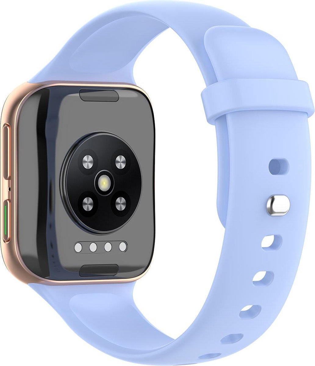 YONO Siliconen Bandje geschikt voor Oppo Watch 41mm – Blauw