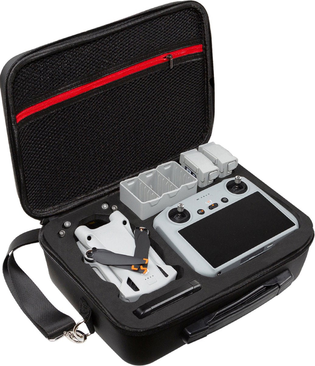 YONO Case geschikt voor DJI Mini 3 Pro – Draagbare Opbergtas Koffer voor Drone en Accessoires – Zwart