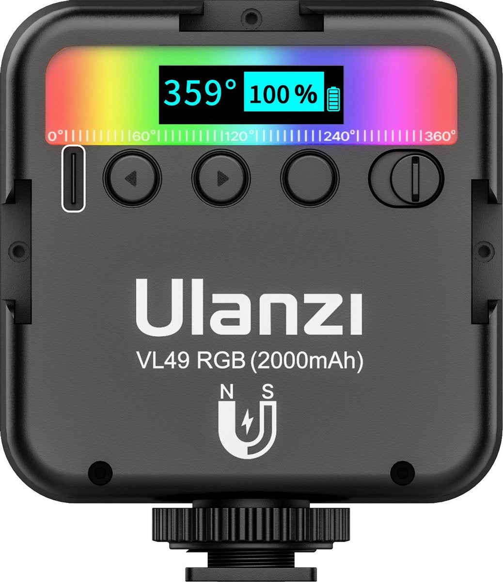 Ulanzi VL49 RGB Multi Color LED-videolamp