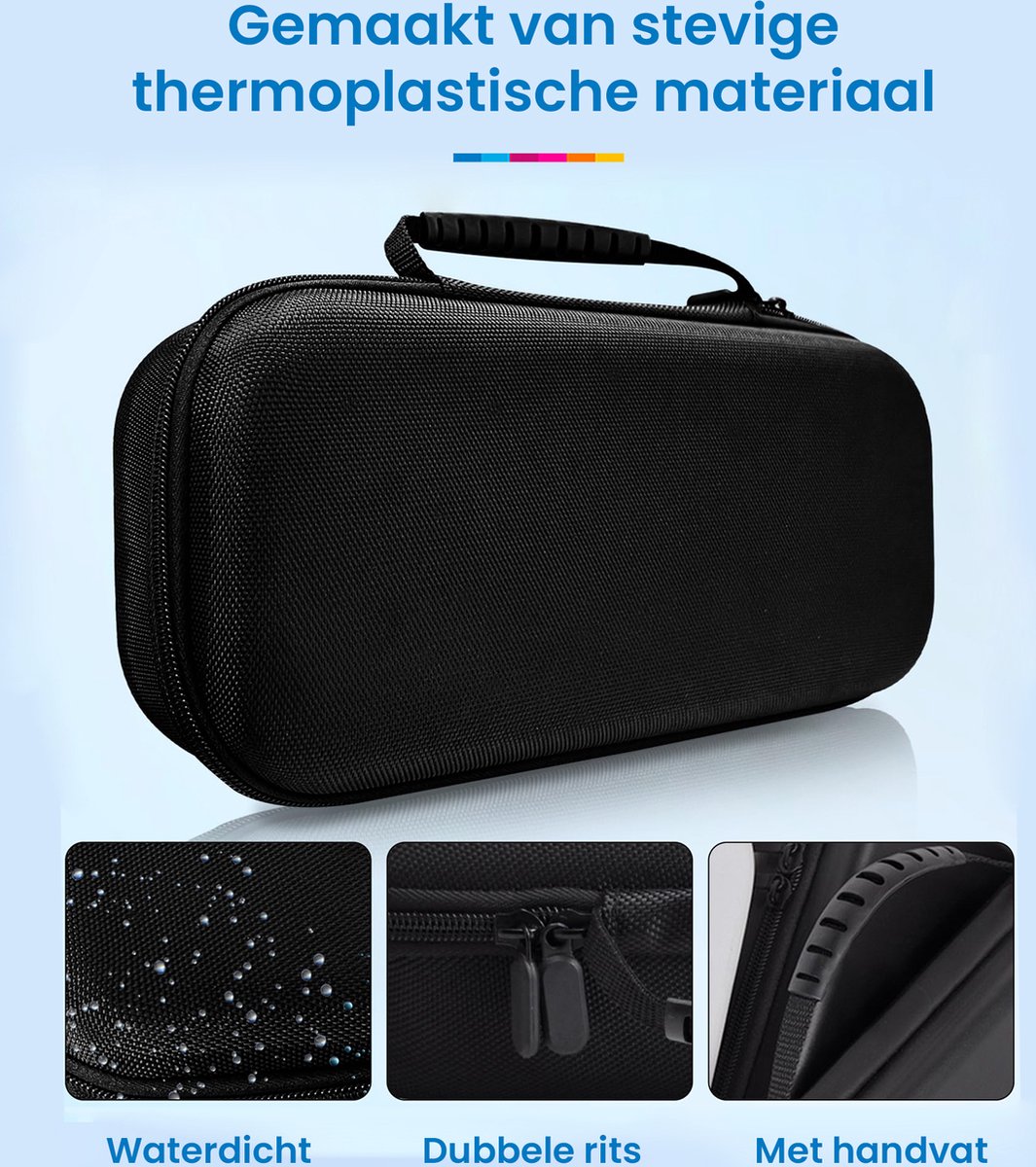 YONO Case geschikt voor Playstation Portal PS5 - Opbergtasje Hoesje - Beschermhoes - Zwart