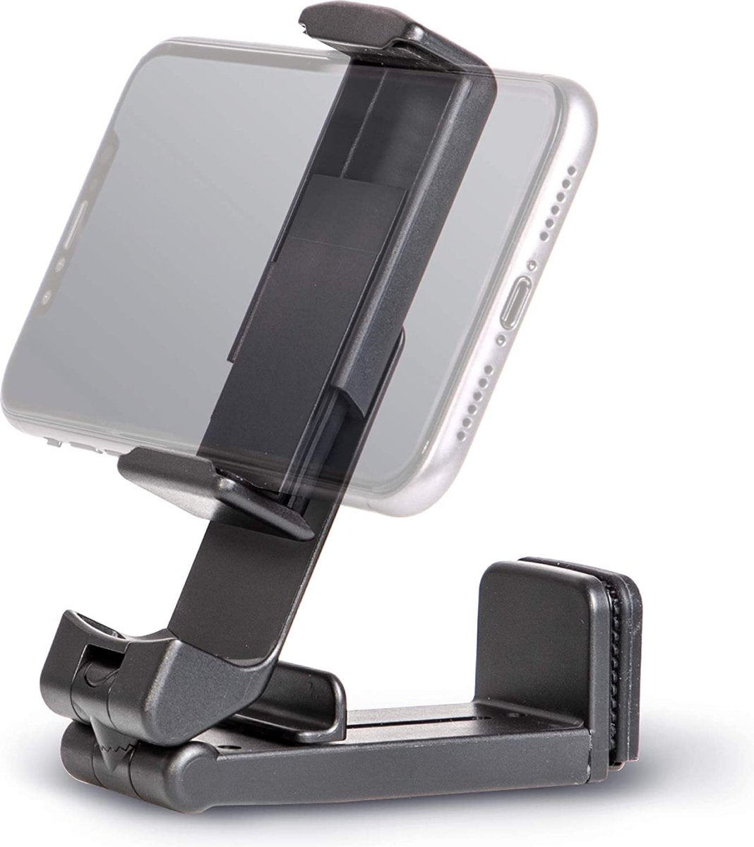 YONO Telefoonhouder Vliegtuig Universeel - Telefoonstandaard Bureau - Tafel - GSM Houder - Staander - 360 Graden Draaibaar - Zwart