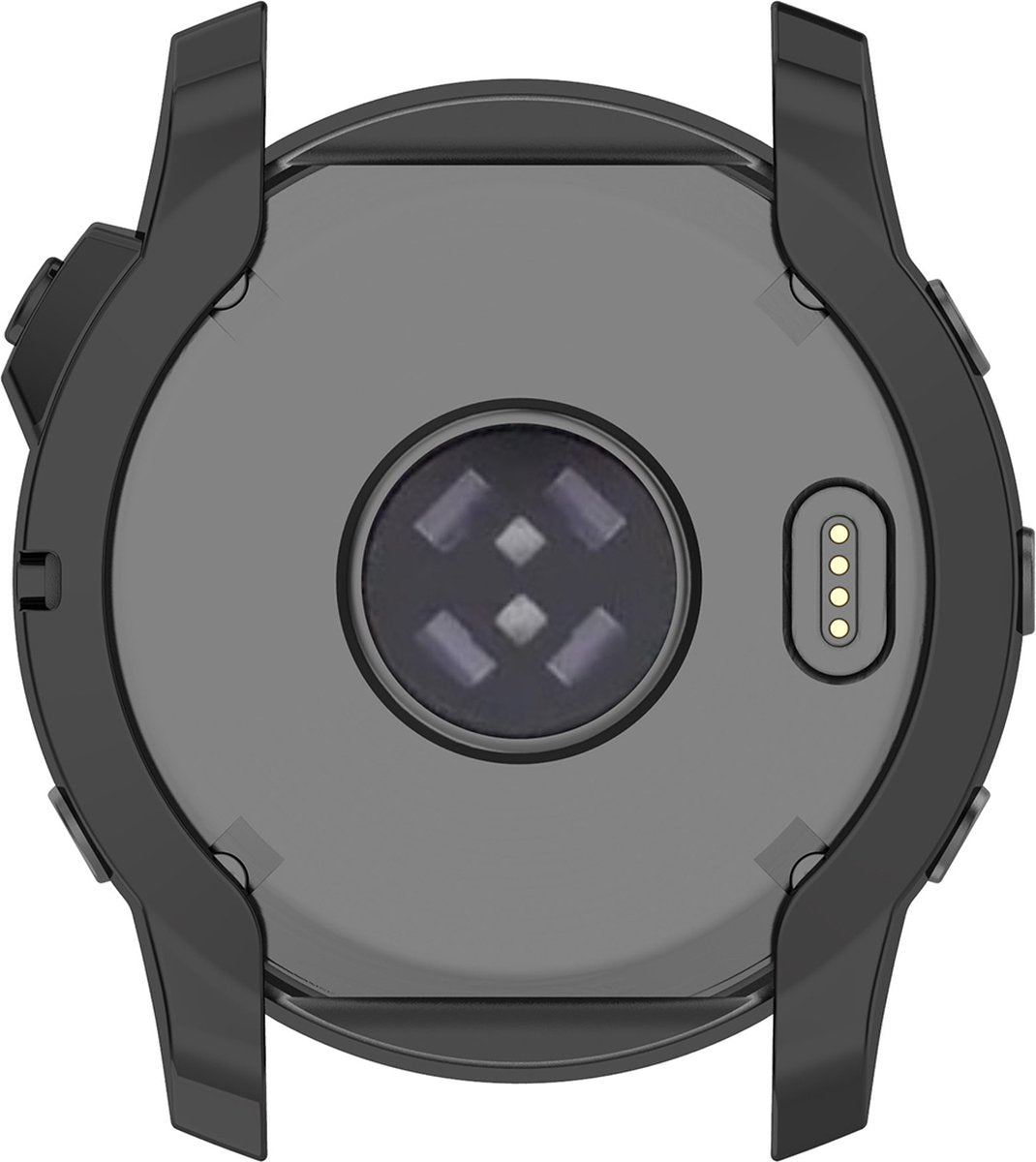 YONO Bumper geschikt voor Garmin Fenix 7 - Siliconen Hoesje - Bescherming Case - Zwart