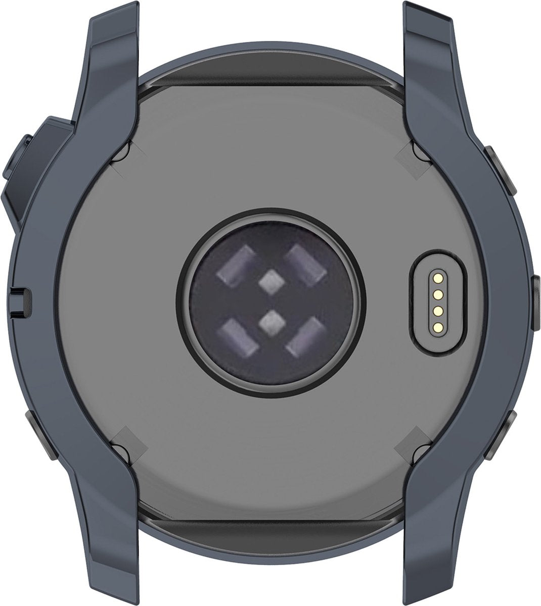 YONO Bumper geschikt voor Garmin Fenix 7S - Siliconen Hoesje - Bescherming Case - Donkergrijs