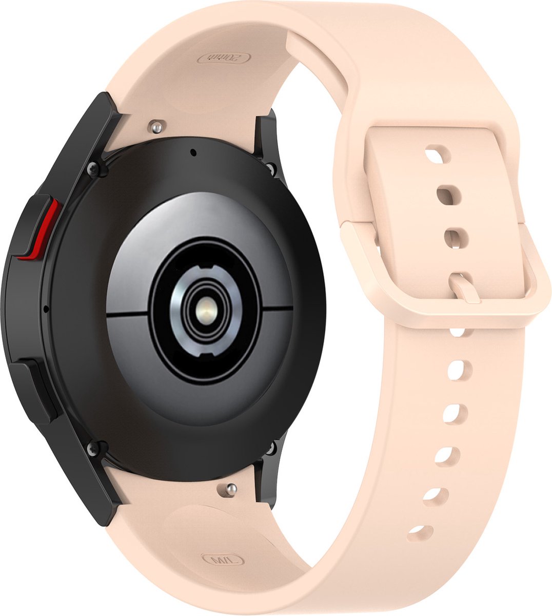 YONO Bandje geschikt voor Samsung Galaxy Watch 6 / 5 / Pro / 4 - Perfect Fit - Lichtroze