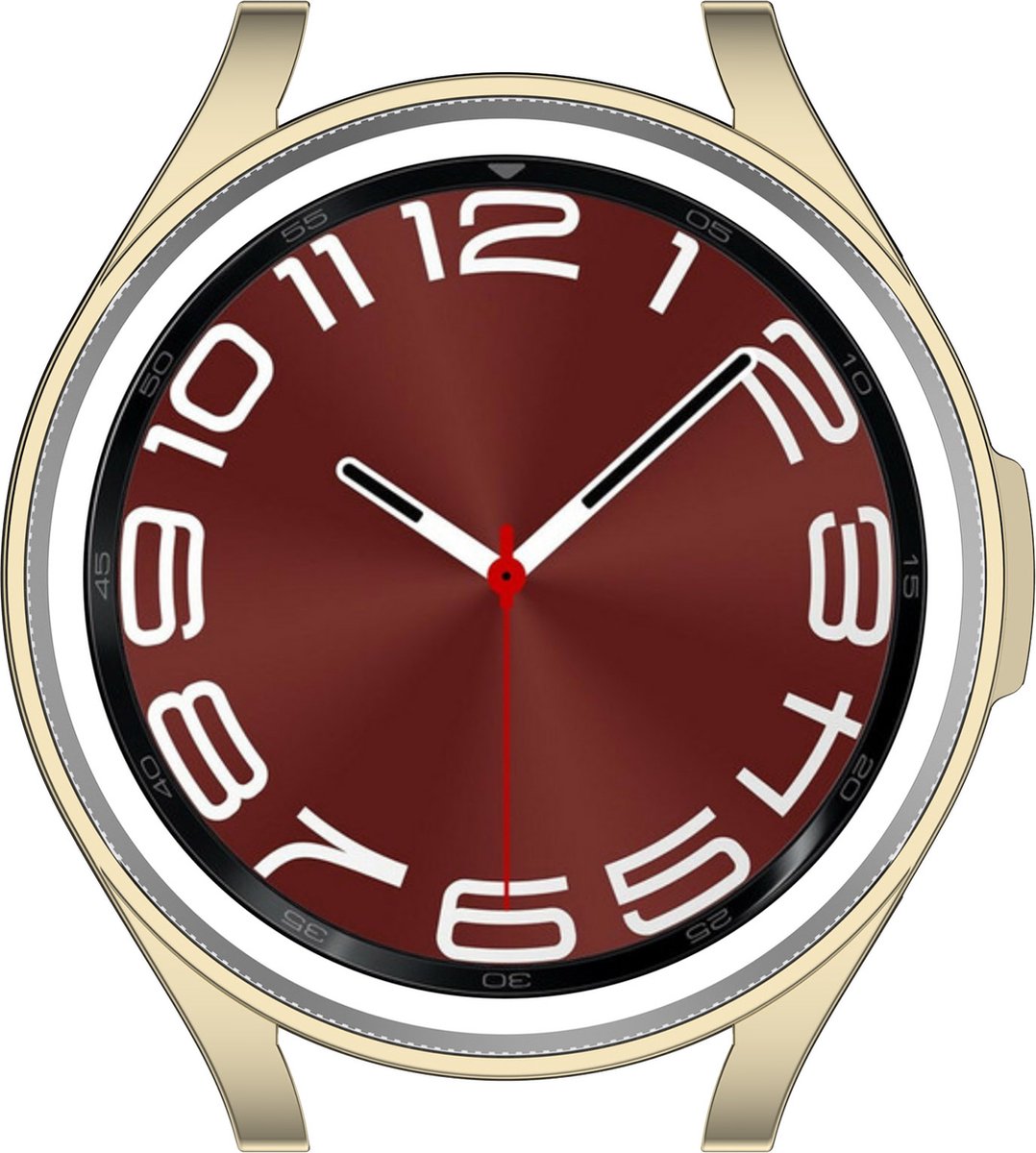 YONO Bumper geschikt voor Samsung Galaxy Watch 6 Classic - 47mm - Hoesje - Case - Champagne