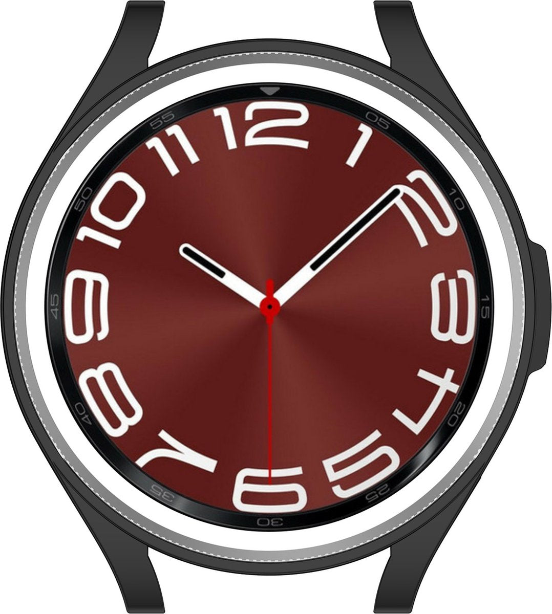 YONO Bumper geschikt voor Samsung Galaxy Watch 6 Classic - 43mm - Hoesje - Case - Zwart