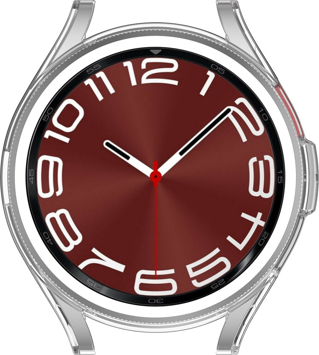 YONO Bumper geschikt voor Samsung Galaxy Watch 6 Classic - 43mm - Hoesje - Case - Transparant