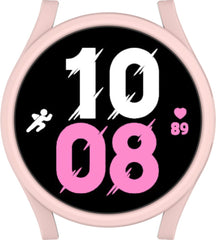 YONO Bumper geschikt voor Galaxy Watch 5 (44 mm) - Hoesje - Full Cover Case - Lichtroze