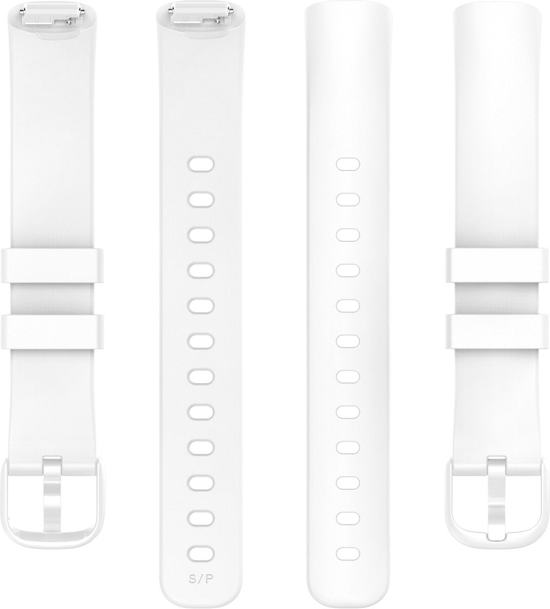 YONO Siliconen Bandje geschikt voor Fitbit Inspire 3 - Wit - Large