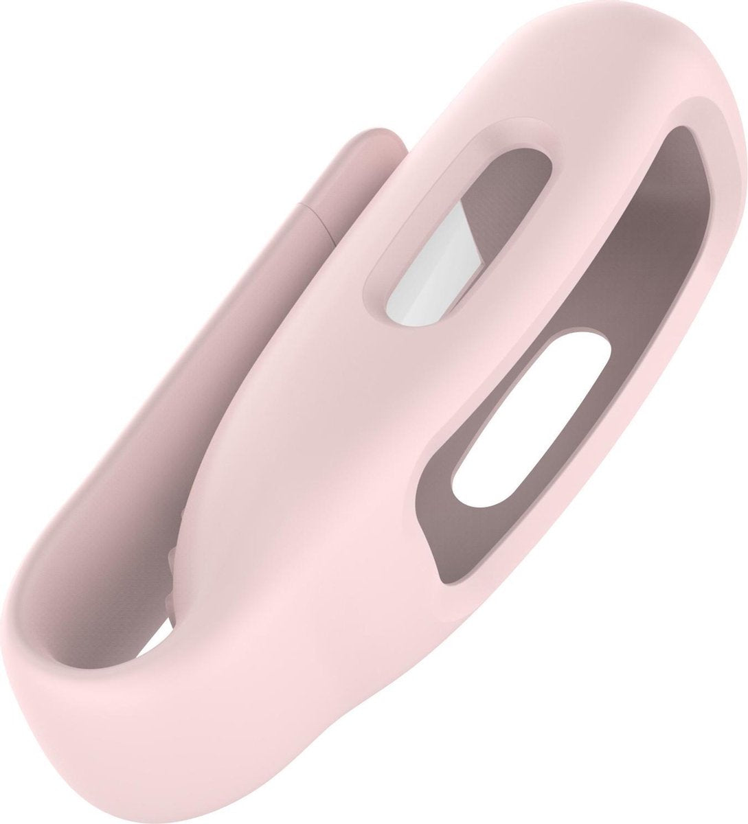 YONO Siliconen Clip geschikt voor Fitbit Inspire 2 / Ace 3 - Lichtroze