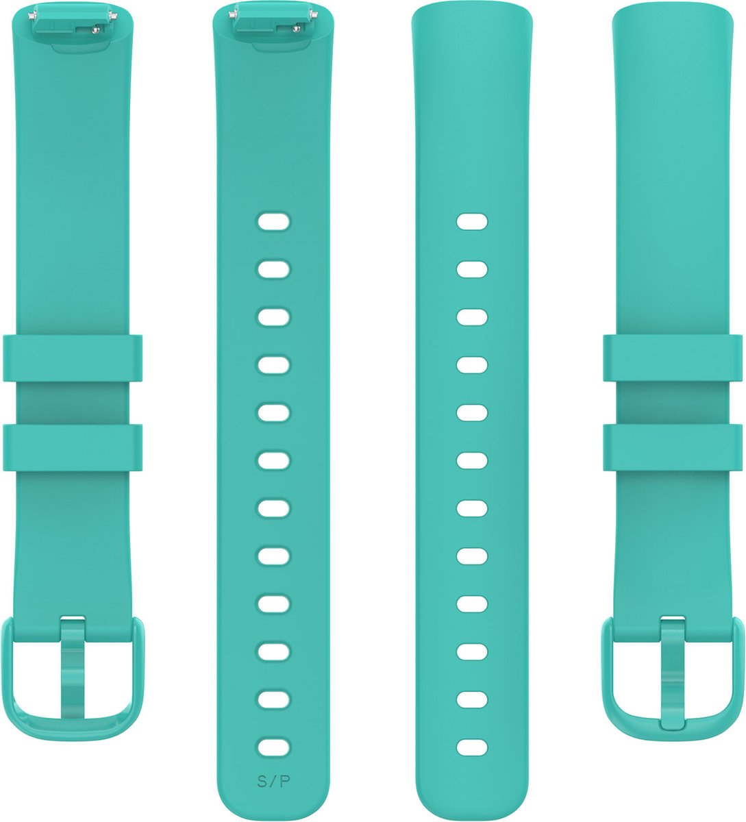 YONO Siliconen Bandje geschikt voor Fitbit Inspire 3 - Turquoise - Large