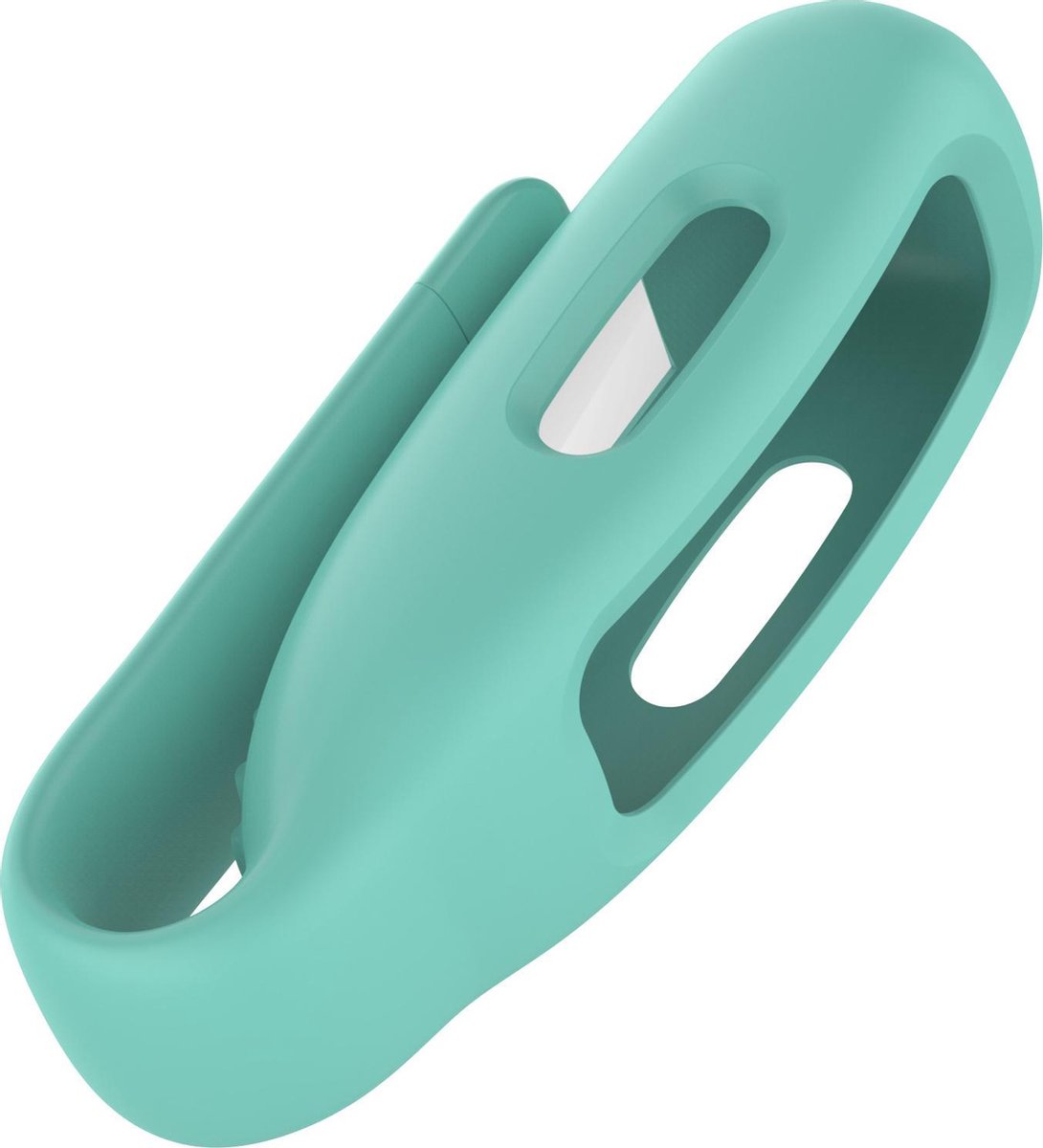 YONO Siliconen Clip geschikt voor Fitbit Inspire 2 / Ace 3 - Turquoise